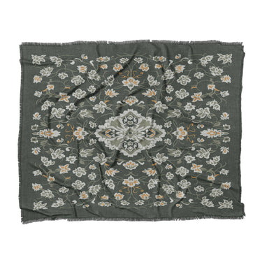 Fenwick Green & Orange in King (104" x 88") Size