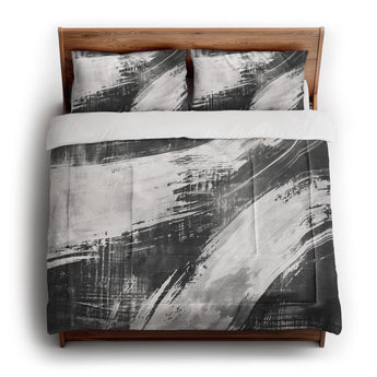 Emil Charcoal Grey in King (104" x 88") Size