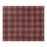 Buffalo Plaid Deep Red in King (104" x 88") Size