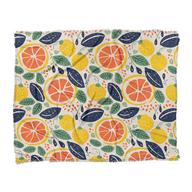 Pamplemousse and Bay Leaf in King (104" x 88") Size