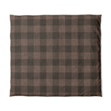Buffalo Plaid Hickory Brown in King (104" x 88") Size