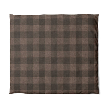 Buffalo Plaid Hickory Brown in King (104" x 88") Size