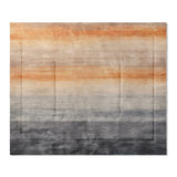 Ruidoso Navy & Burnt Orange in King (104" x 88") Size
