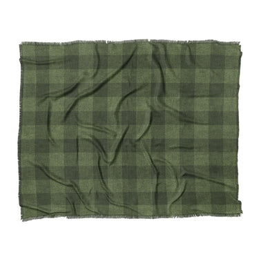Buffalo Plaid Dark Olive in King (104" x 88") Size