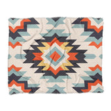 Dakota Blue & Orange in King (104" x 88") Size