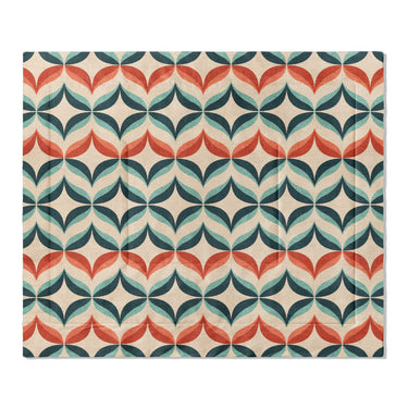 Jasper Blue & Red in King (104" x 88") Size