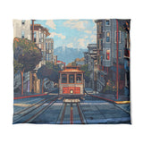 San Francisco Trolley in King (104" x 88") Size