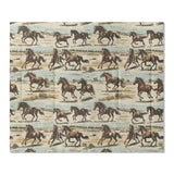 Wild Horses in King (104" x 88") Size