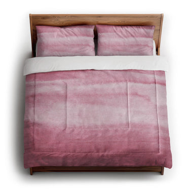Jacinda Watercolor Pink Ombre in King (104" x 88") Size