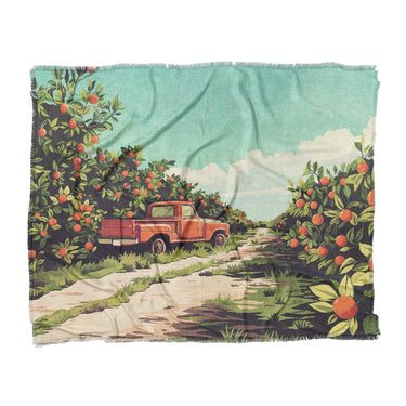 Orange Grove in King (104" x 88") Size