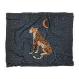 Night Cheetah in King (104" x 88") Size