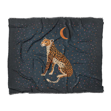 Night Cheetah in King (104" x 88") Size
