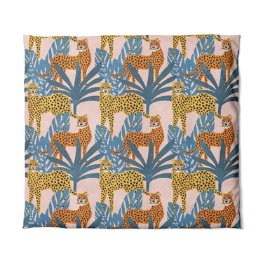 Tropical Cheetahs in King (104" x 88") Size