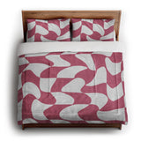 Twyla Checkered Fuchsia in King (104" x 88") Size