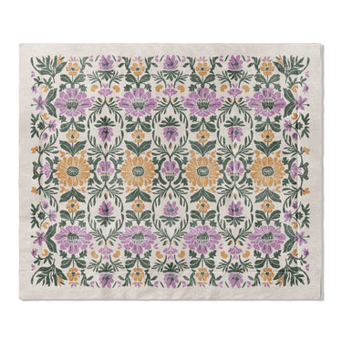 Corriana Green & Purple in King (104" x 88") Size