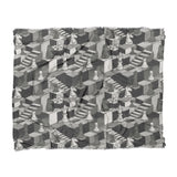 Harmon Surreal Chess Black & White in King (104" x 88") Size