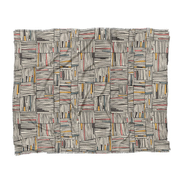 Atticus Multicolor Crosshatch in King (104" x 88") Size