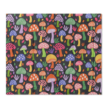 Luminescent Shroomies in King (104" x 88") Size