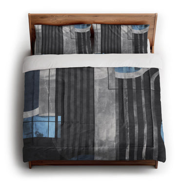 Gordian Dark Blue in King (104" x 88") Size