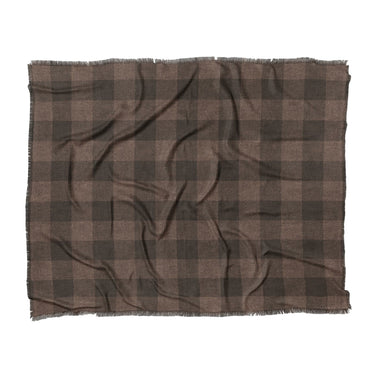 Buffalo Plaid Hickory Brown in King (104" x 88") Size