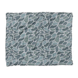 Duck Camo Blue in King (104" x 88") Size