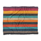 Brush Stripes Multicolor in King (104" x 88") Size