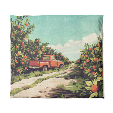 Orange Grove in King (104" x 88") Size