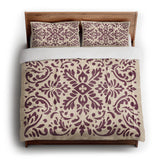 Floranna Ivory & Wine in King (104" x 88") Size