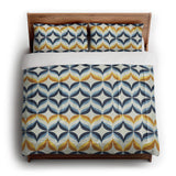 Jasper Blue & Gold in King (104" x 88") Size