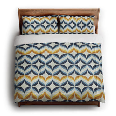 Jasper Blue & Gold in King (104" x 88") Size