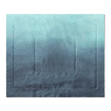 Kieran Watercolor Teal Ombre in King (104" x 88") Size