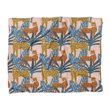 Tropical Cheetahs in King (104" x 88") Size