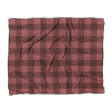 Buffalo Plaid Deep Red in King (104" x 88") Size