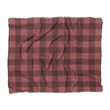 Buffalo Plaid Deep Red in King (104" x 88") Size