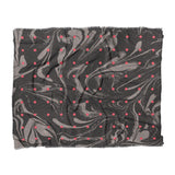Acid Burn Greige & Infrared in King (104" x 88") Size