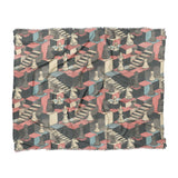 Harmon Surreal Check Blue & Pink in King (104" x 88") Size