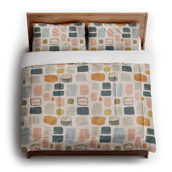 Calliope Ivory Multicolor in King (104" x 88") Size
