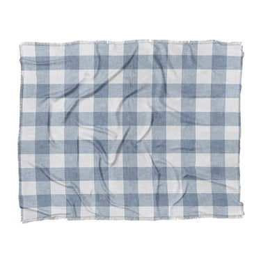 Buffalo Plaid Steel Blue in King (104" x 88") Size