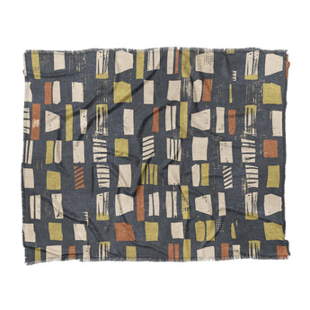 Milo Navy Lime & Terracotta in King (104" x 88") Size