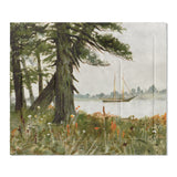 Old Hemlocks by Louis K Harlow in King (104" x 88") Size