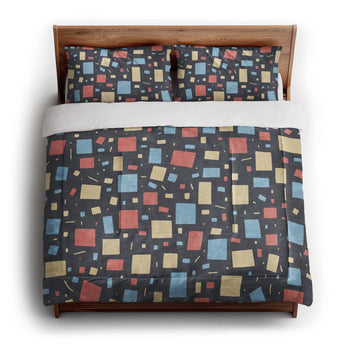 Geometric Confetti Twilight in King (104" x 88") Size