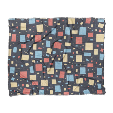 Geometric Confetti Twilight in King (104" x 88") Size