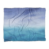 Micah Watercolor Blue & Teal in King (104" x 88") Size