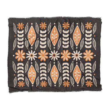 Topanga Black & Yellow in King (104" x 88") Size