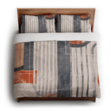 Gordian Navy & Orange in King (104" x 88") Size