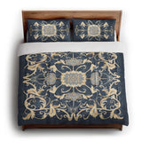 Belinda Navy & Ivory in King (104" x 88") Size