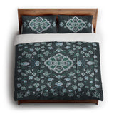 Fenwick Navy & Green in King (104" x 88") Size