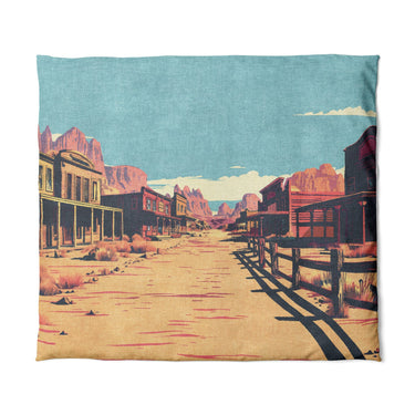 Southwestern Ghost Town in King (104" x 88") Size