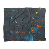 Jacob Navy & Orange in King (104" x 88") Size