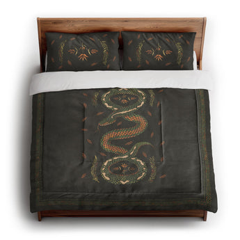 Snake in the Woods in King (104" x 88") Size